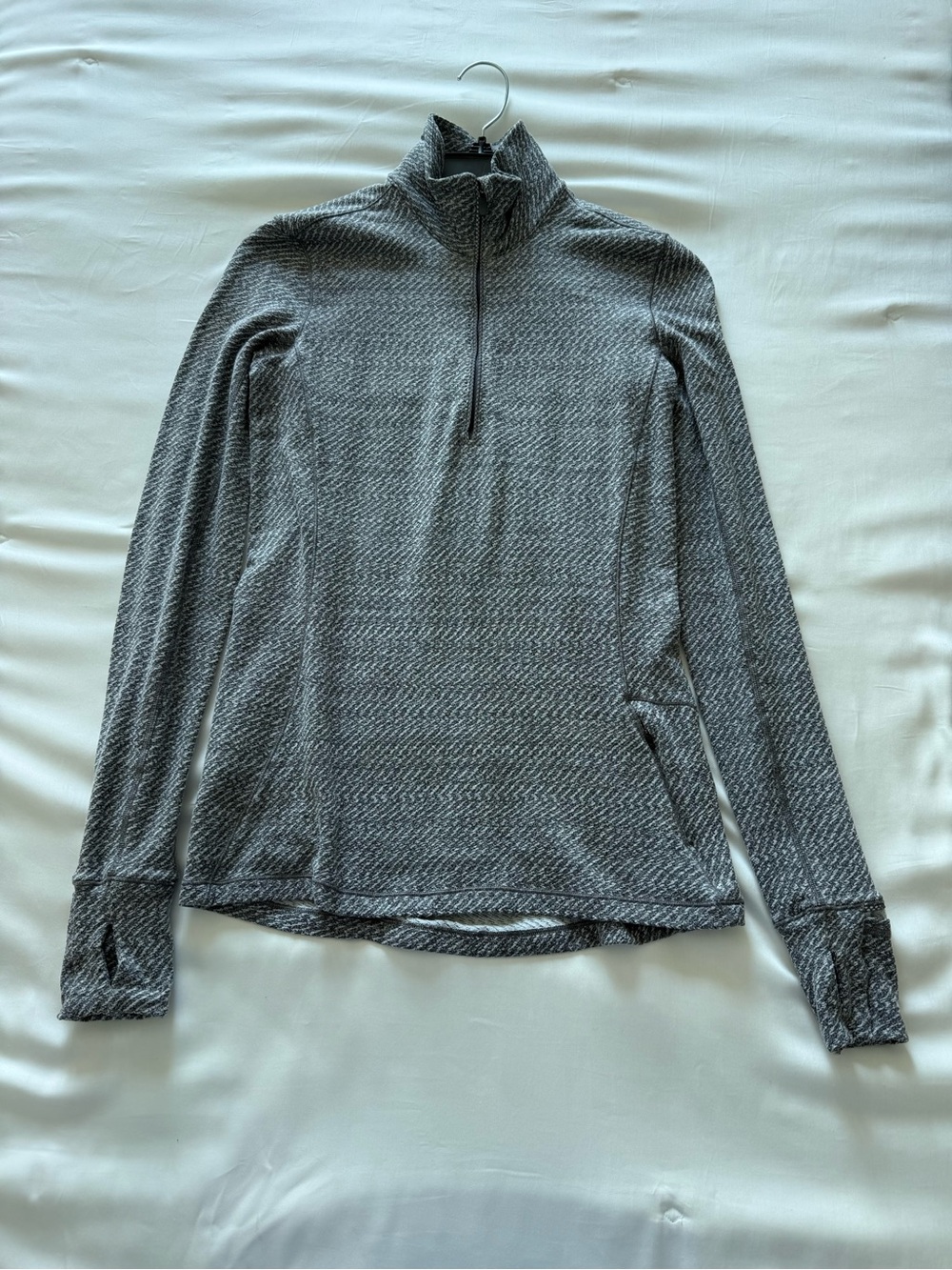 Gray Lululemon Quarter Zip Pullover